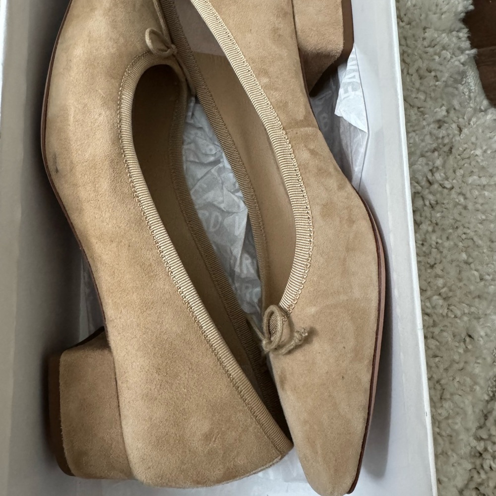 Veronica Beard, Cecile “Sand” Block Heel Women's Shoes - NEW NEVER WORN - Picture 9 of 10